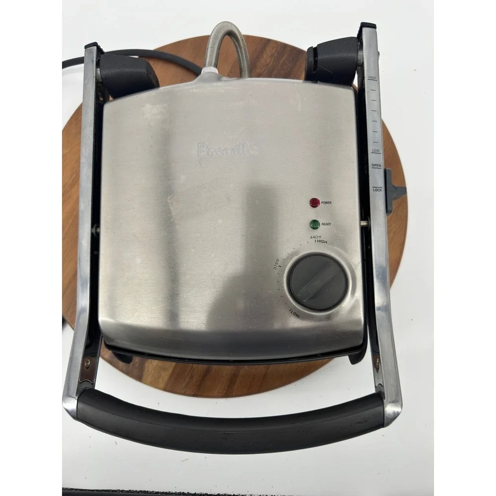 Breville Panini Press Grill‎ TG425XL Heavy Duty Stainless Steel Adjustable